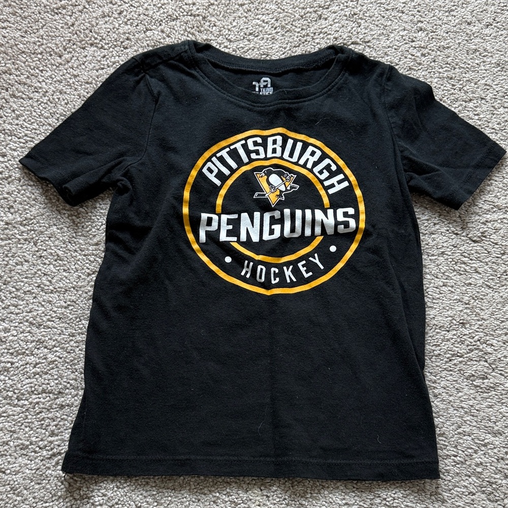 Pittsburgh Penguins Kids Black T-Shirt